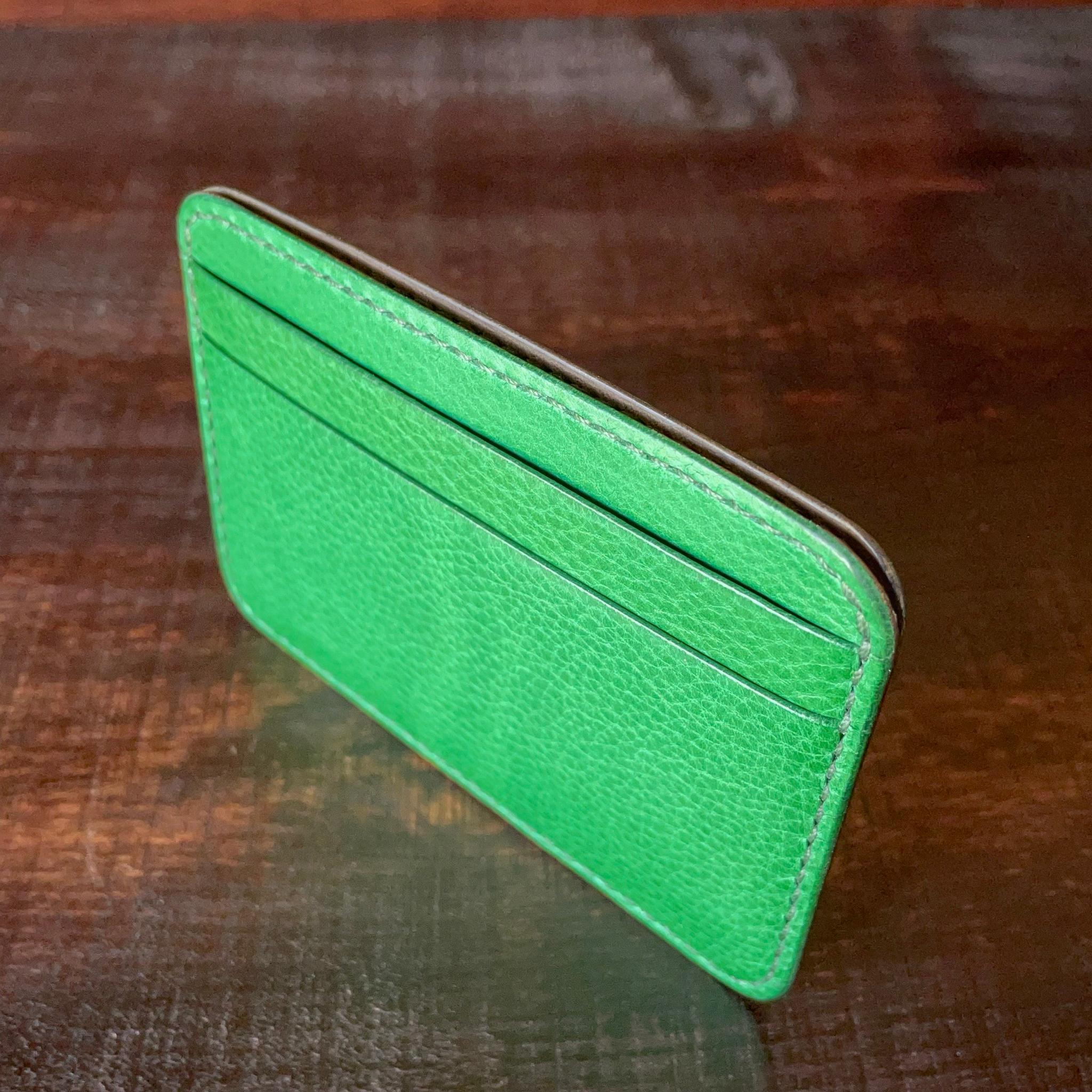 《３ポケット／バイカラー》レザーカードホルダー（リネア・ヴァスカ・ボックス） | 4枚目