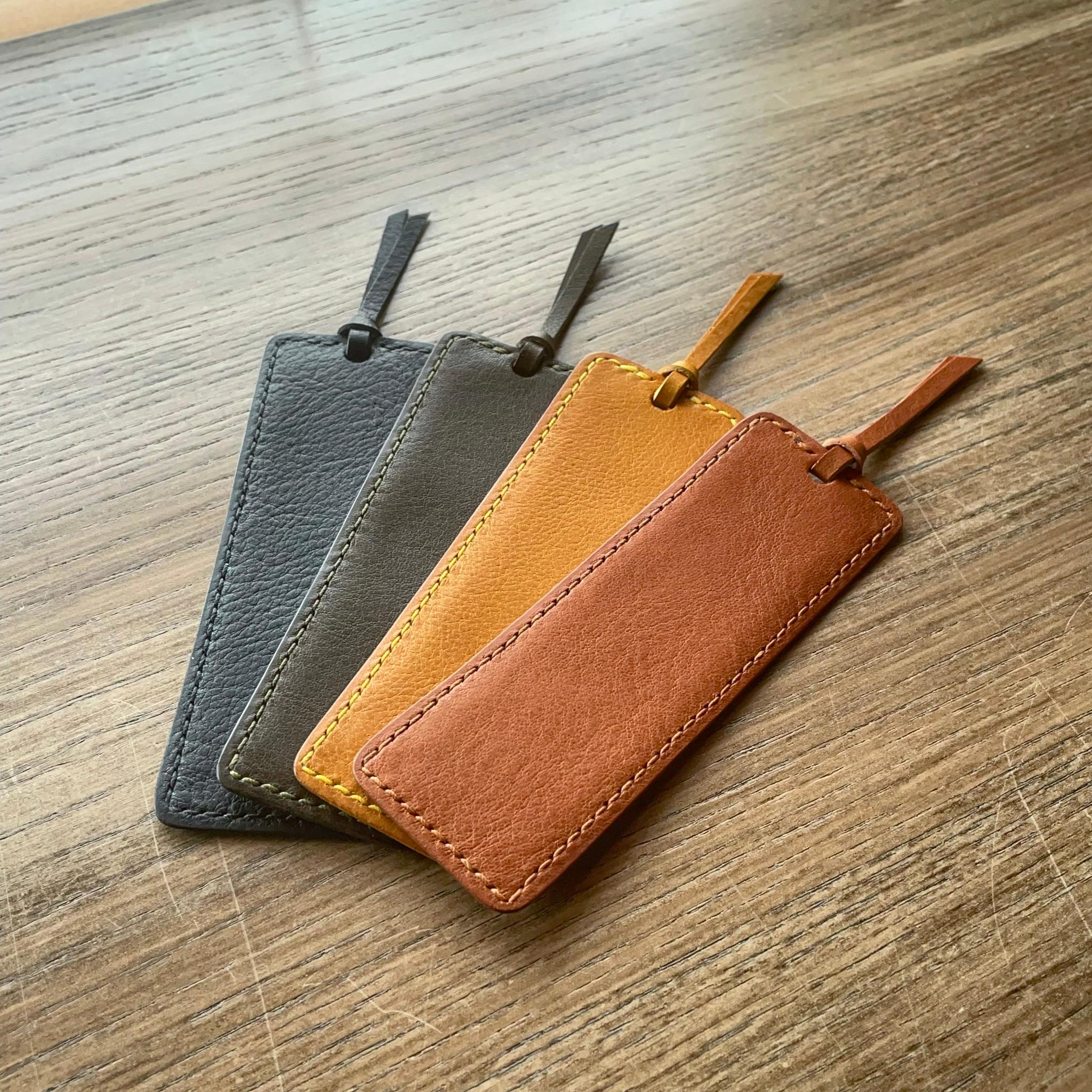 レザーブックマーカー（ネブラスカ／両面仕様）1枚目の画像