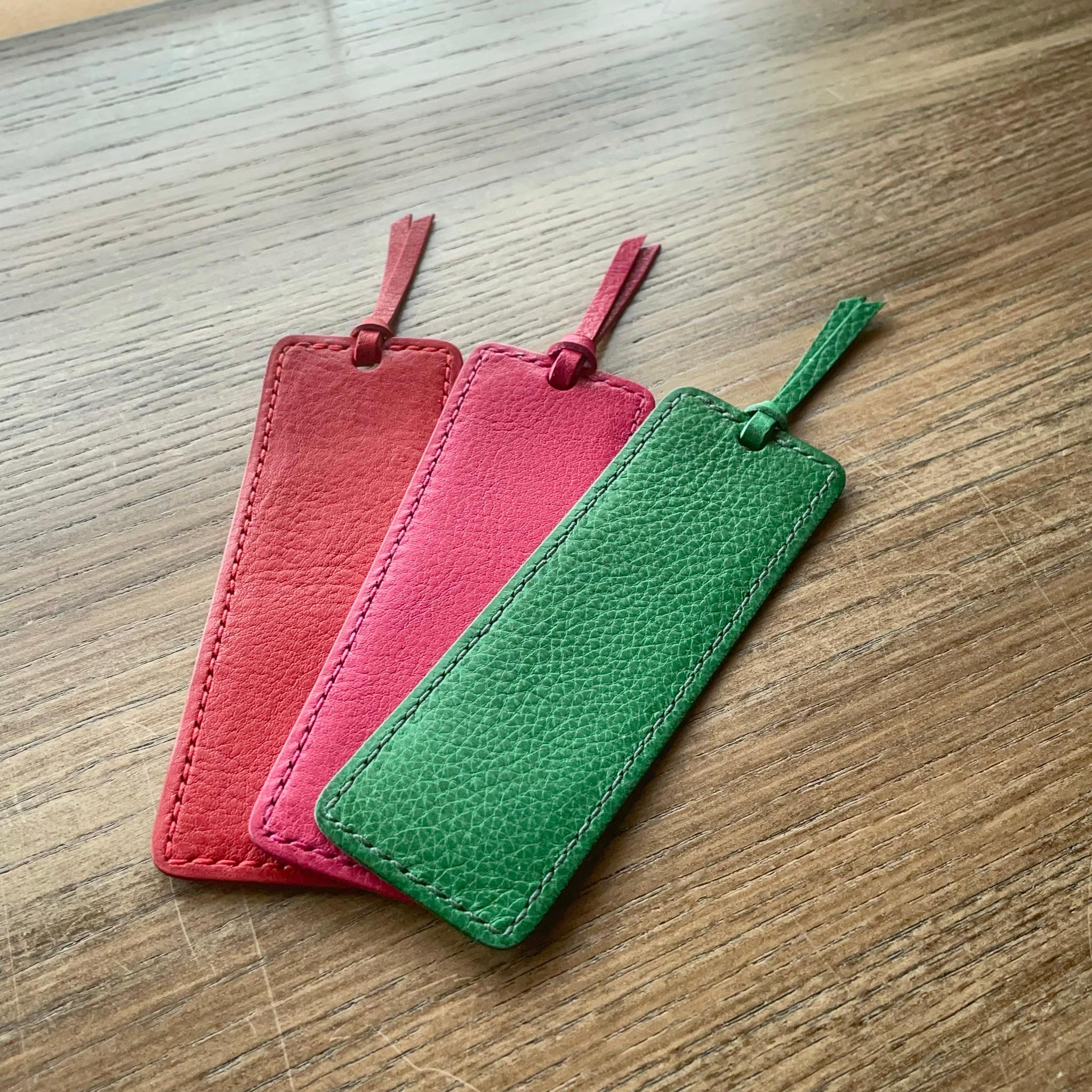 レザーブックマーカー（リネア・ヴァスカ・ボックス／両面仕様） | 1枚目