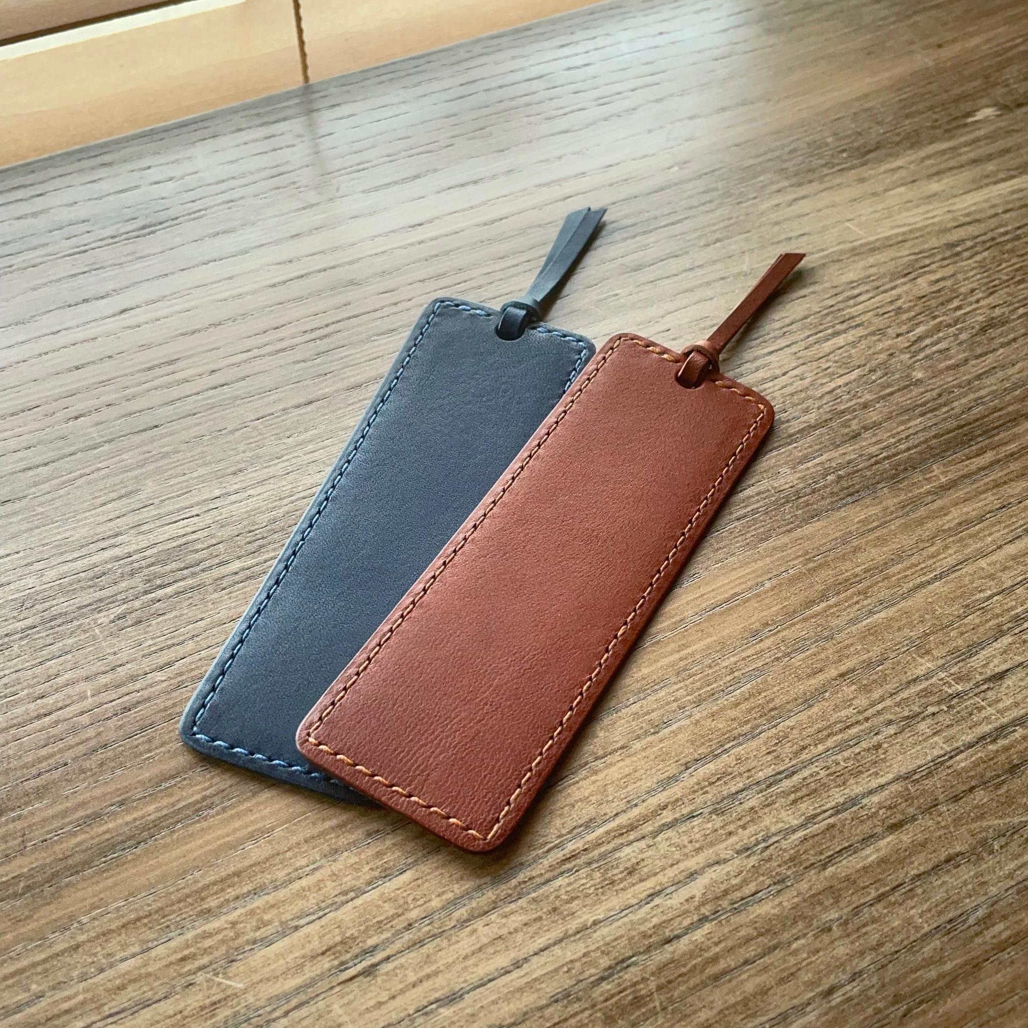 レザーブックマーカー（リネア・ヴァスカ・リスシオ／両面仕様）1枚目の画像