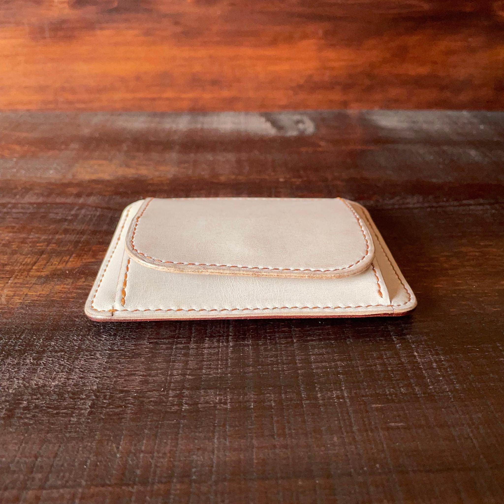 《小銭 ＆ カード／バイカラー》ミニマルレザーウォレット | 13枚目