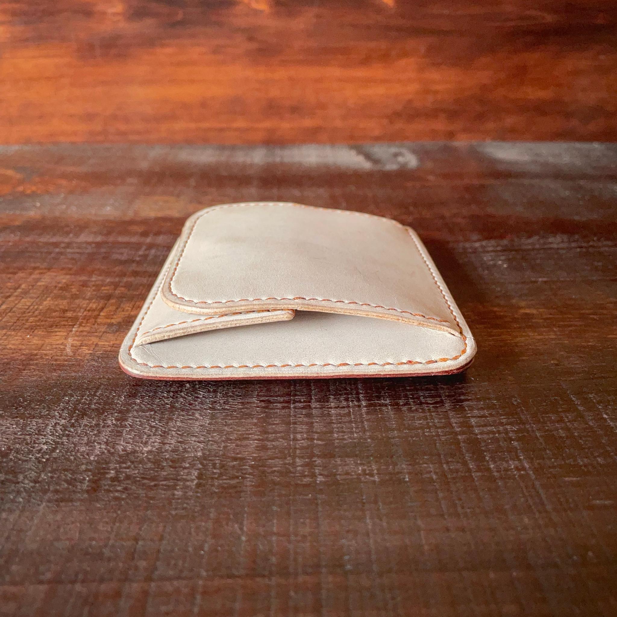 《小銭 ＆ カード／バイカラー》ミニマルレザーウォレット | 14枚目