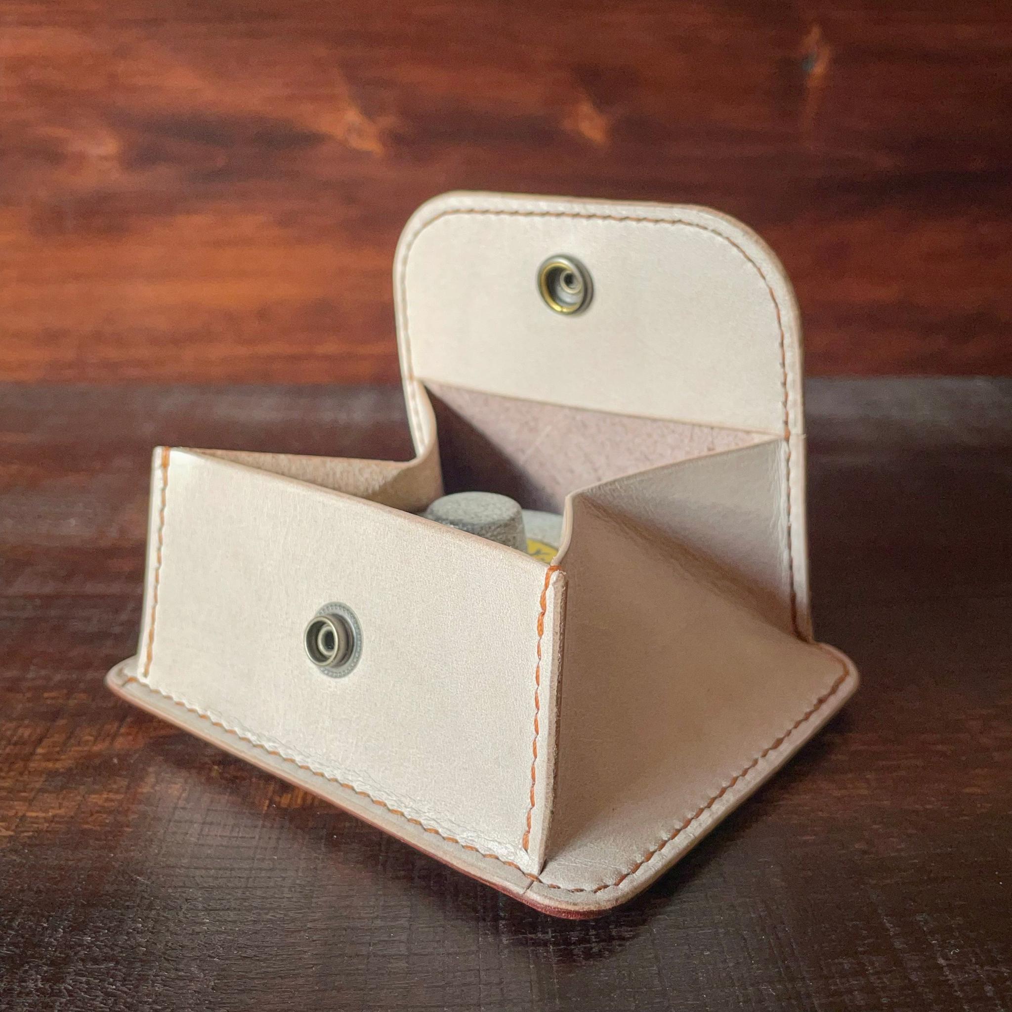 《小銭 ＆ カード／バイカラー》ミニマルレザーウォレット | 17枚目