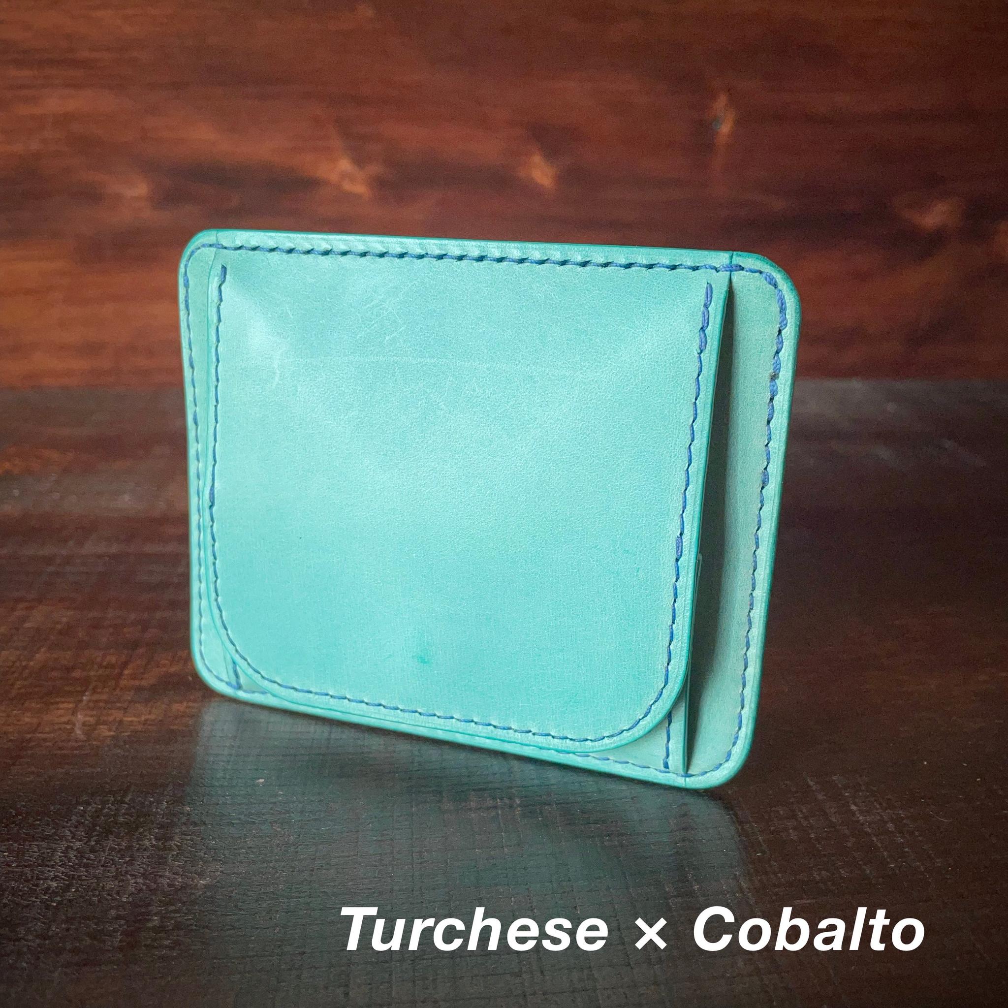 《小銭 ＆ カード／バイカラー》ミニマルレザーウォレット | 2枚目