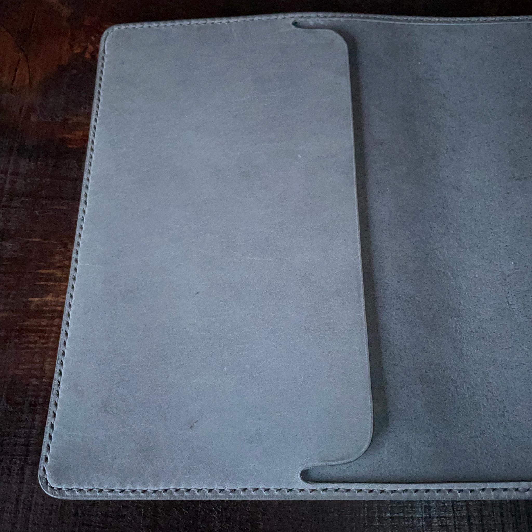 《A5判サイズ》レザーブックカバー（Cenere） | 6枚目