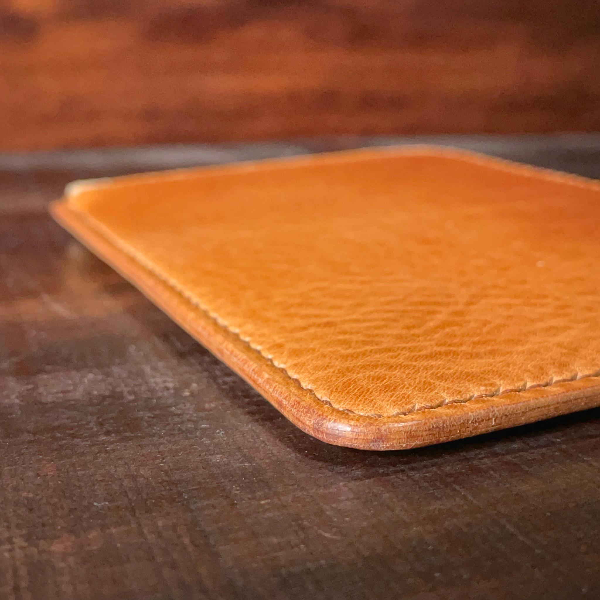 《L字ファスナー型》レザーパスポートケース(ブラウン) | 6枚目