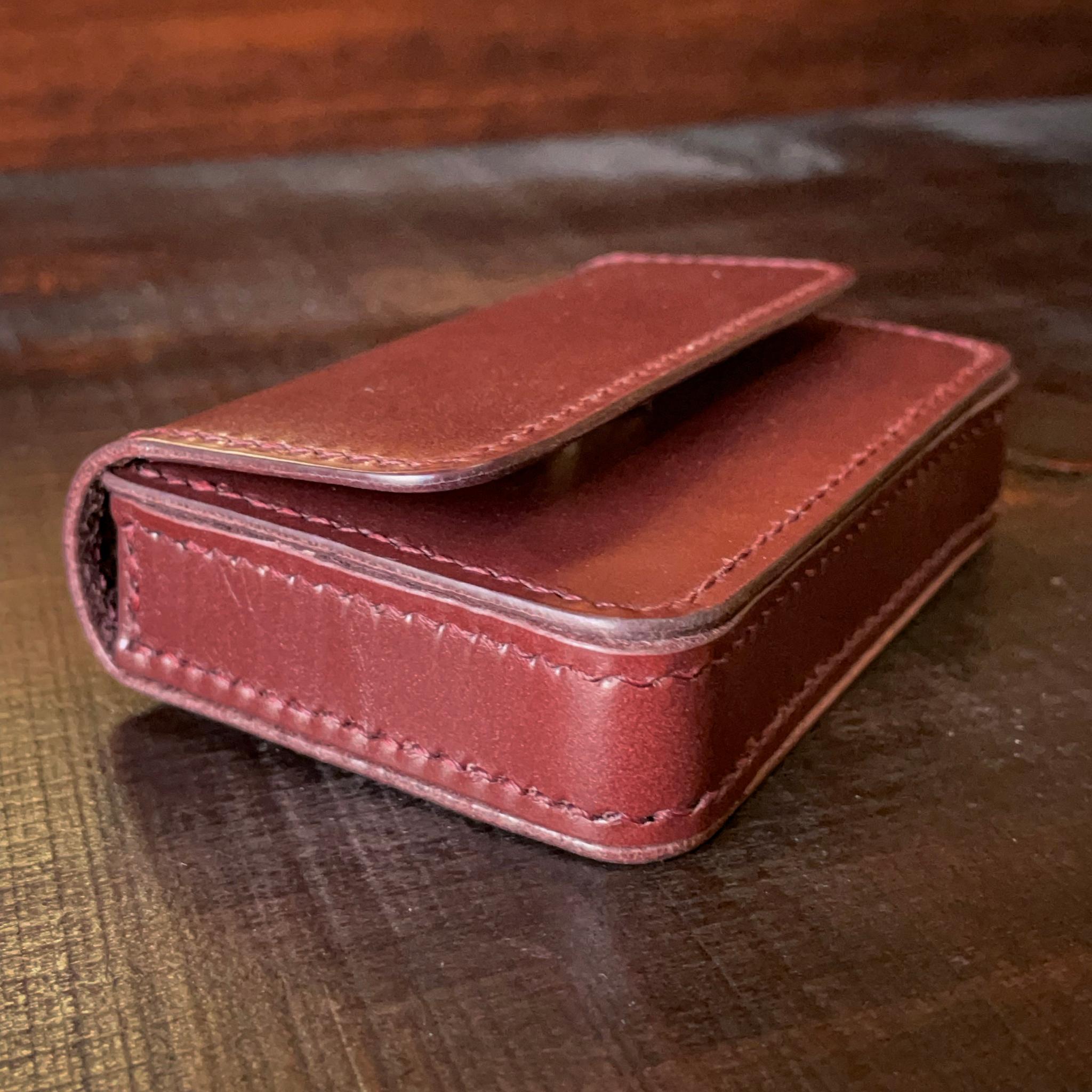 《自立型》レザーカードケース(ブライドルレザー) | 11枚目