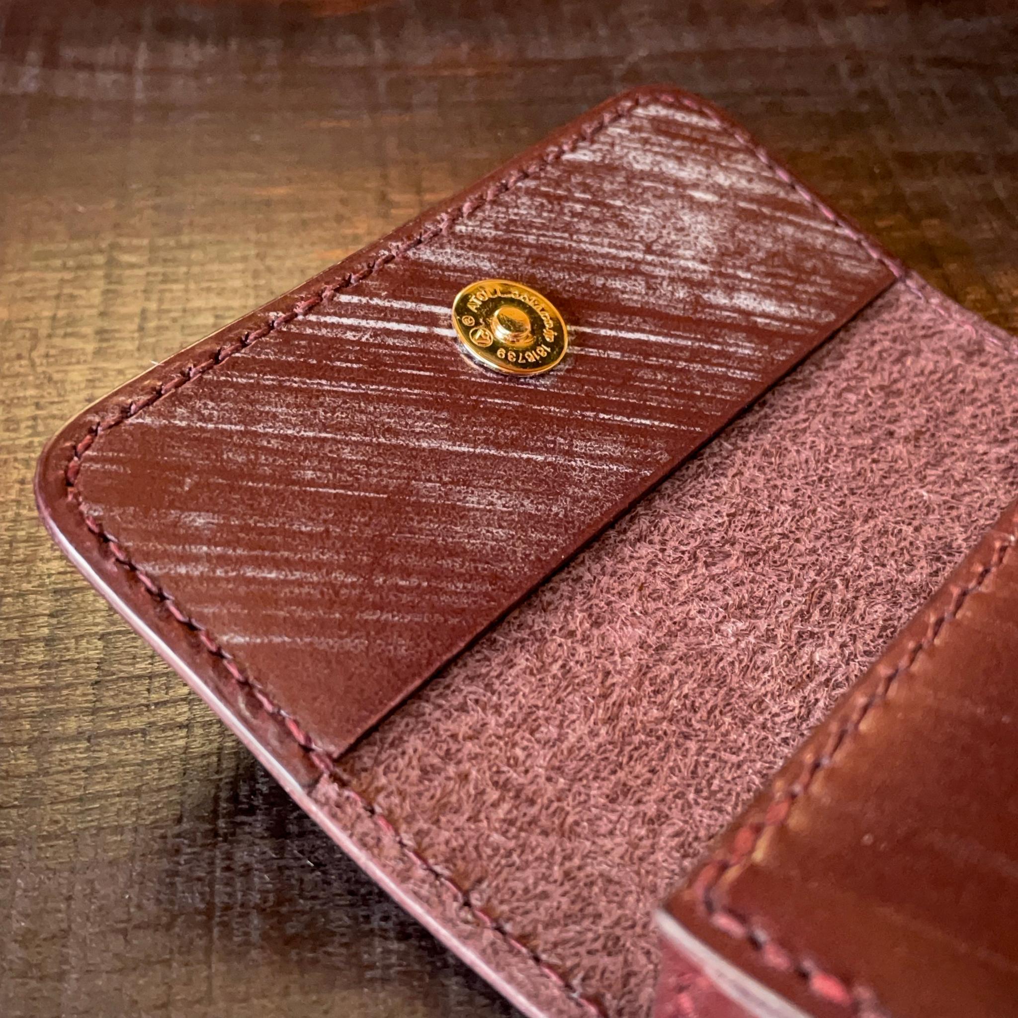 《自立型》レザーカードケース(ブライドルレザー) | 14枚目