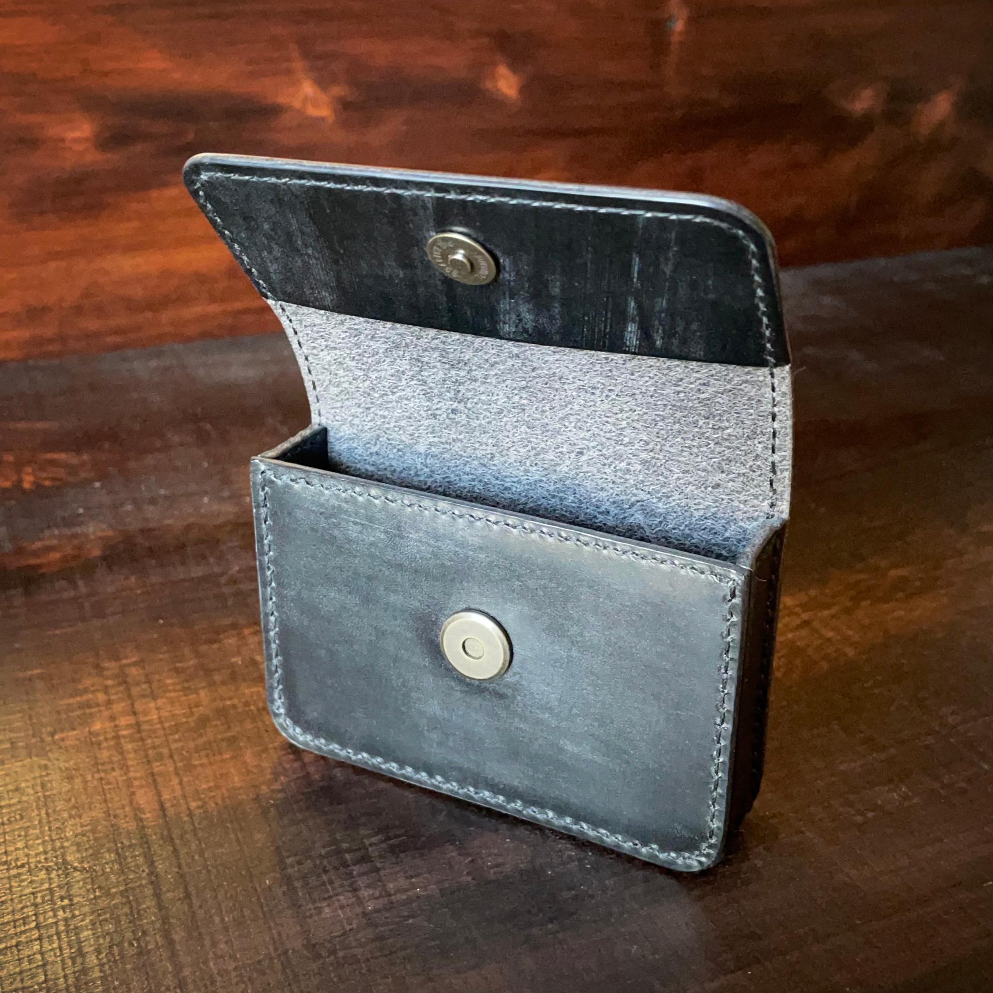 《自立型》レザーカードケース(ブライドルレザー) | 5枚目