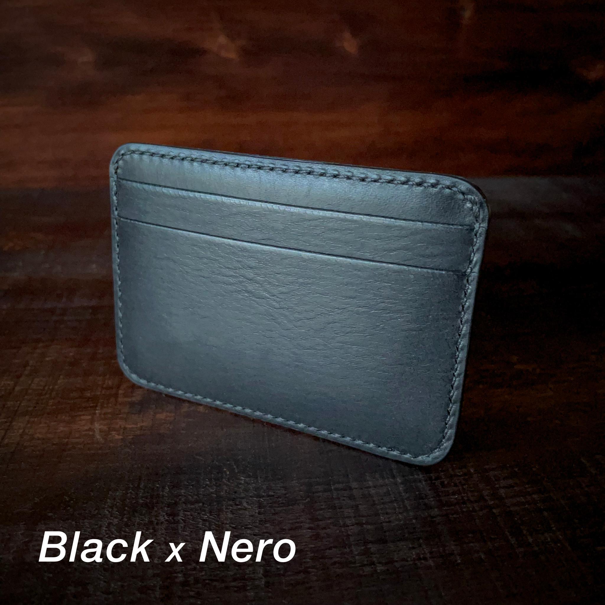 《3ポケット/バイカラー》レザーカードホルダー(クラスト) | 2枚目