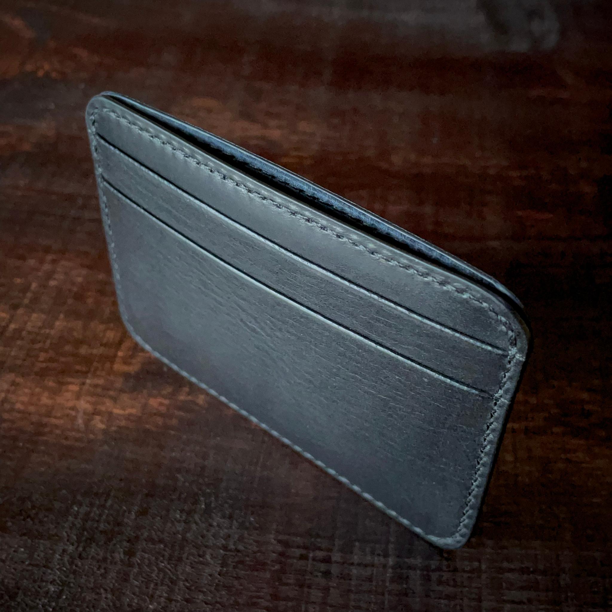 《3ポケット/バイカラー》レザーカードホルダー(クラスト) | 4枚目