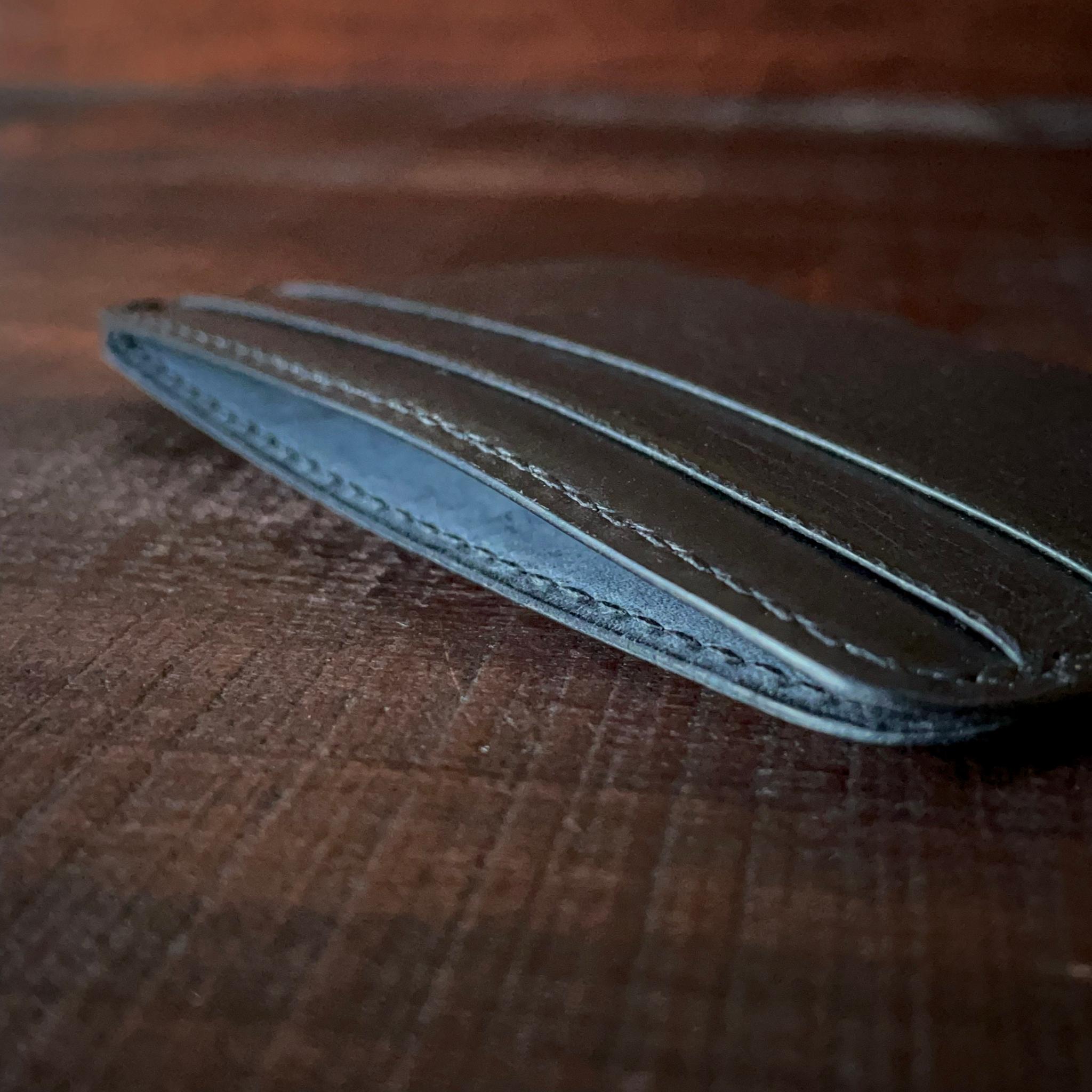 《3ポケット/バイカラー》レザーカードホルダー(クラスト) | 5枚目